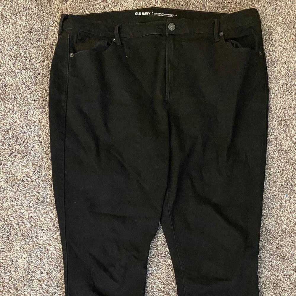 Black high waisted jeans